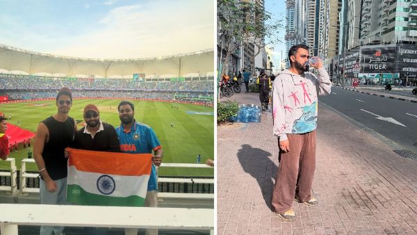 Viraj Ghelani Relishes a ‘Lifetime Experience’ of India Vs Pakistan Match With Friends in Dubai, PICS