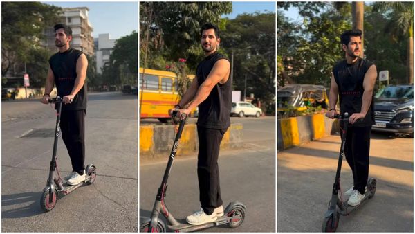 Aditya Seal Takes A Green Step, Spotted Riding His E-Scooter Around To Reduce Carbon Footprint