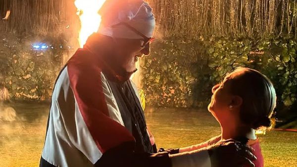 Holi 2025: Amitabh And Jaya Bachchan Share A Warm and Romantic Moment As They Celebrate Holika Dahan