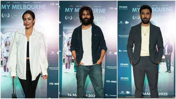 Kartik Aaryan, Malaika Arora, Karan Tacker Grace Special Screening Of My Melbourne