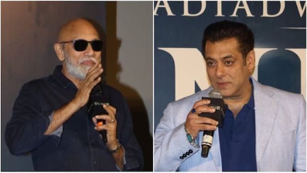 Salman Khan Introduces Sathyaraj To Father Salim Khan At Sikandar Trailer Launch, Says, 