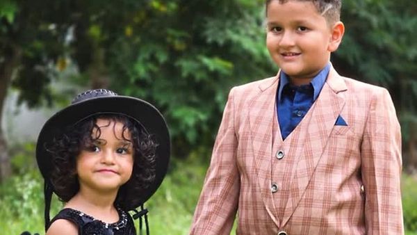 Rishab Shetty’s Wife Pragathi Shetty Shares Heart Melting Video Of Their Kids Walking The Runway