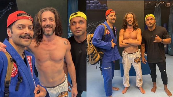 Ali Fazal Trains In Jujutsu With Italian Black Belt Holder, Umberto Barbagallo For Training In Action