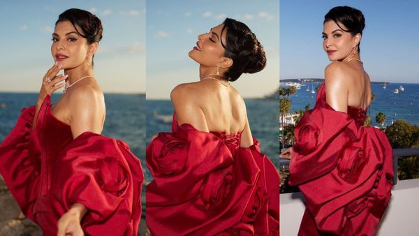 Cannes 2025: Jacqueline Fernandez Dubbed 'Laal Pari' At She Walks Red Carpet, Check Her Outfit Price