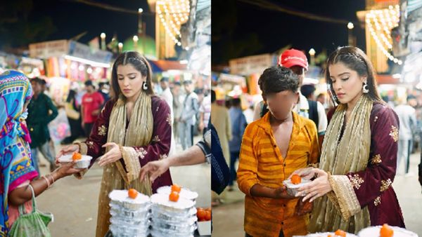 Bigg Boss 18 Fame Edin Rose Spreads Joy As She Personally Hands Out Food And Sweets Needy People