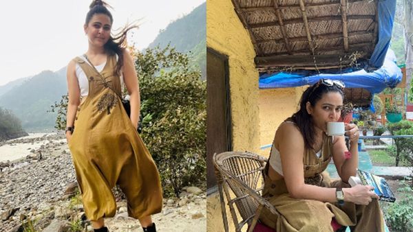 Bollywood Actress Madhurima Tuli Takes A Short Break From Work, Enjoys Vacation In Rishikesh