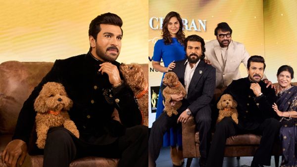 Ram Charan And His Pet Dog Rhyme Make History At Madame Tussauds After Queen Elizabeth