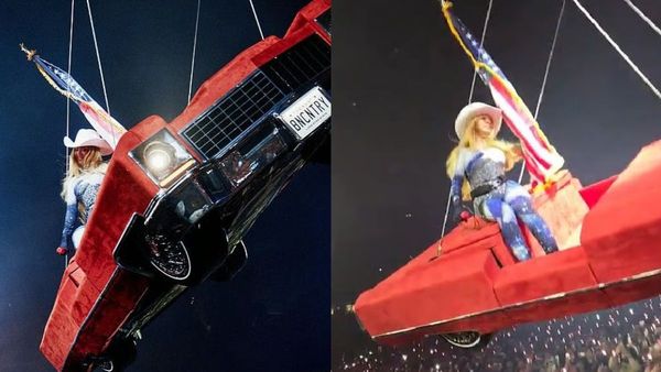 Beyonce Stuck Mid-Air As Flying Car Malfunctions During Houston Concert — Watch The Scary Video