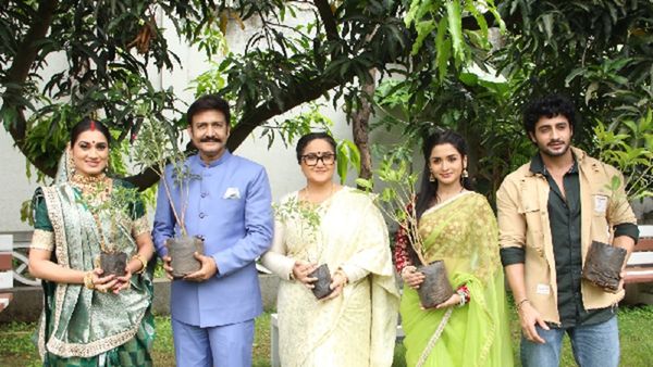 Rishto Se Bandhi Gauri Cast Celebrate World Environment Day With Tree Plantation