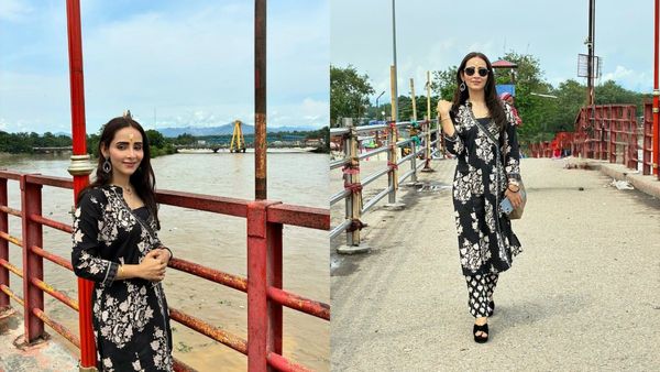 Taali Fame Sheetal Kale Visits Haridwar After Narrow Escape From Kedarnath Helicopter Crash