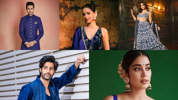 Navratri Day 3: Bollywood Stars Slay In Stunning Blue Ensembles