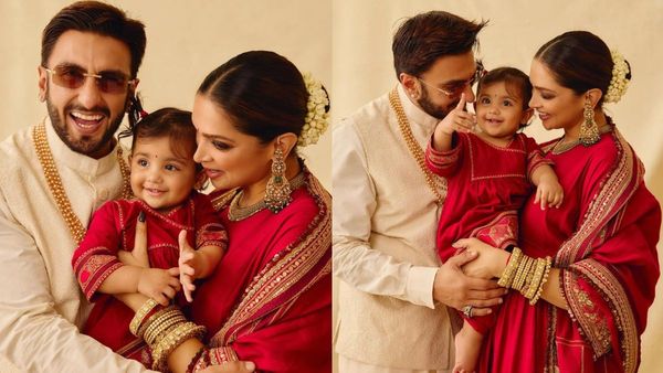 Deepika Padukone & Ranveer Singh Share First Photos Of Daughter Dua In Cute Diwali Family Shoot, Reveals Face