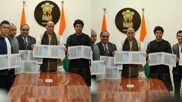 120 Bahadur Makers Launch Customised My Stamp Based On Rezang La War Memorial, Rajnath Singh Unveils It