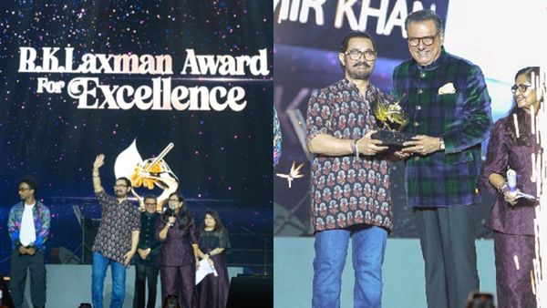 Aamir Khan Received The First-ever Prestigious RK Laxman Award For Excellence!