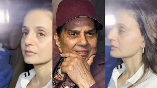 Ameesha Patel Looks Emotional After Visiting Hospitalised Dharmendra, Heartbreaking Video Goes Viral