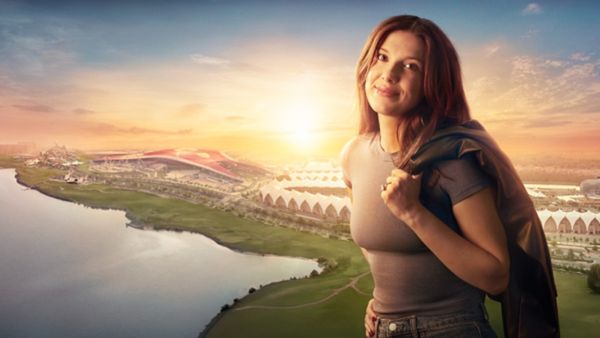 The Alphabet Wall is Flickering Again, But This Time, the Message Leads Millie Bobby Brown to Yas Island