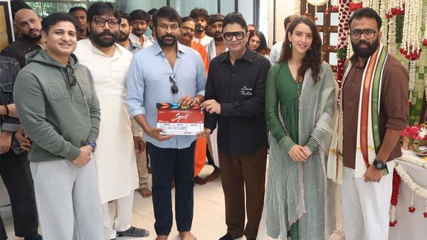 Prabhas’s “SPIRIT” Goes On Floor: Chiranjeevi Attends Muhurat As Epic Project By Sandeep Reddy Vanga Begins