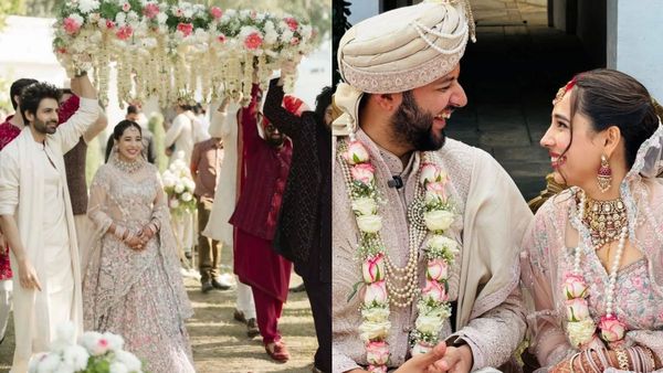 Kartik Aaryan’s Sweet Gesture At Sister Krittika Tiwari’s Wedding Wins Hearts As He Holds Phoolon Ki Chaadar