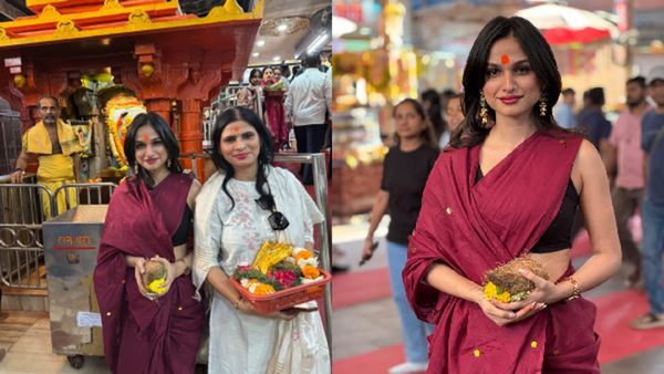 Kashish Kapoor Seeks Blessings At Siddhivinayak Temple With Her Mother