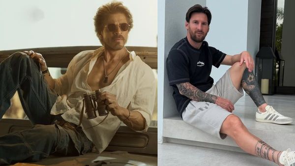 King Meats GOAT: Shah Rukh Khan Greets Lionel Messi With A Warm Handshake As Latter Visits Kolkata