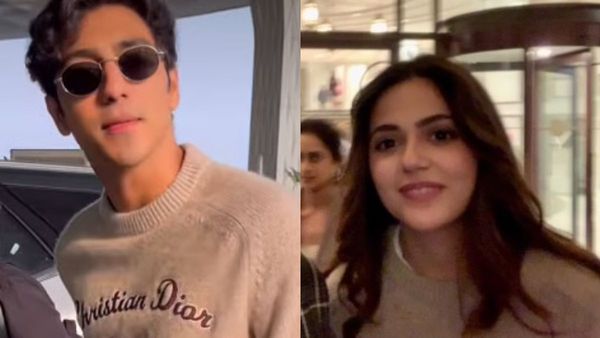 Viral Video: Aneet Padda Steps Out In Rumoured Beau & Saiyaara Co-star Ahaan Panday’s ₹67,000 Dior Sweater?
