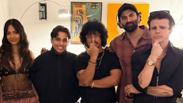 Anuv Jain, Aditya Roy Kapur, Hanumankind Meet YUNGBLUD Ahead of His Show- PIC Goes Viral