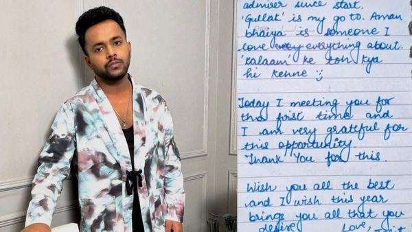 Harsh Mayar Receives Heartfelt Handwritten Letter As Fan Praises His Journey: Grateful For This Opportunity
