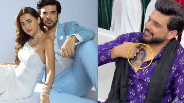 Karan Kundrra Tattoo: Actor Gets Gf Tejasswi's Face Inked On Chest; Flaunts The Tattoo In Viral Video - WATCH