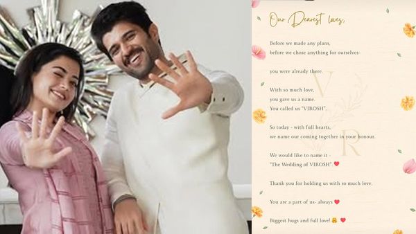 Rashmika Mandanna And Vijay Deverakonda Confirm Wedding, Call It ‘The Wedding of Virosh'