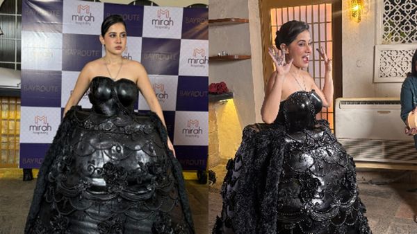 Uorfi Javed Turns Heads With India’s First-Ever Cake Gown; Impresses Again With Her Edible Fashion Statement