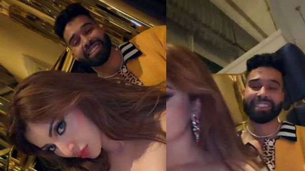 Urvashi Rautela And AP Dhillon Celebrate Valentine Day In Pure 24 carat Gold Luxury At Burj Al Arab