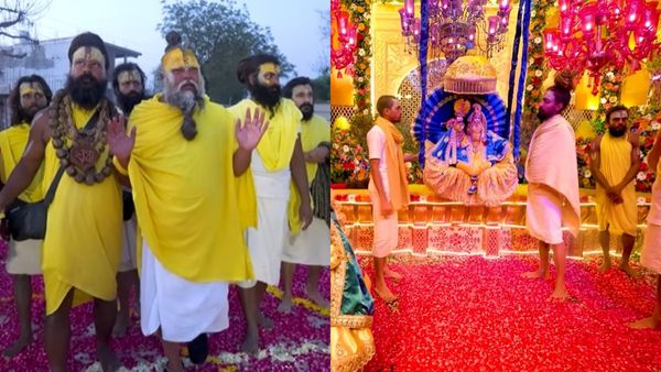 Premanand Maharaj Birthday Viral Video: Keli Kunj Decorated As A Bride In Vrindavan Amid Satsang & Celebration