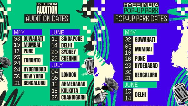HYBE India Announces 15-City Global Audition Tour With Pop-Up Parks Across India For Fans