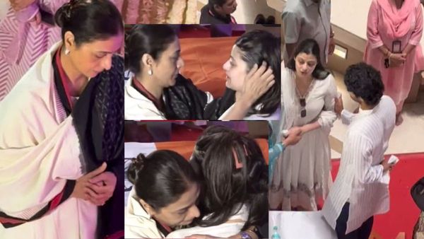 Asha Bhosle Funeral: Tabu Cries, Hugs Grieving Zanai As She Breaks Down Into Tears. Emotional Video