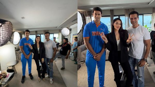 Actress Tina Thadani Teams Up With Cricketer Shivam Dube For A Project, Calls It A “Cool Experience”