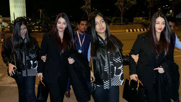 Cannes 2026 Bound! Aishwarya Rai Bachchan Jets Off To Cannes In Dhruv Kapoor Outfit With Aaradhya - VIDEO