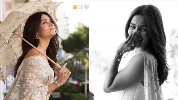 Cannes 2026: Alia Bhatt Shines In Ivory Saree Couture Look But Her Umbrella Walk Steals The Show