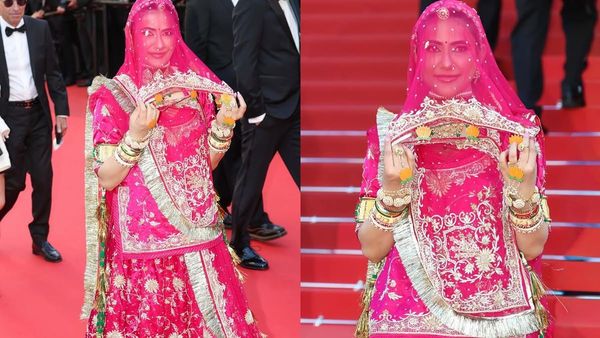 Cannes 2025: Ruchi Gujjar Makes Heads Turn In Her Ghunghat As She Brings Rajasthan's Regal Charm On Red Carpet
