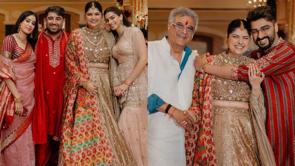 Unseen Moments From Anshula Kapoor’s Pre-Wedding Bash With Arjun, Janhvi & Other Family Members - PHOTOS