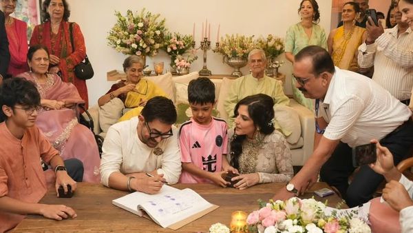 Aamir Khan Third Wedding First Photo: Bollywood Star Gets Married To Girlfriend Gauri Spratt At Home - DEETS