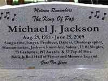 ಜಾಕ್ಸನ್ ಸ್ಮಾರಕ ನೋಡಲು ಅಪಾರ ಲಂಚ