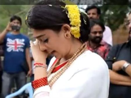 ಚಿತ್ರೀಕರಣ ಕೊನೆಯ ದಿನ ನಯನ'ಧಾರಾ'ಕಾರ