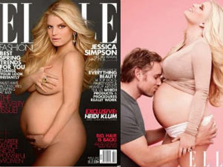 ಮ್ಯಾಗಝಿನ್ ಮುಖಪುಟದಲ್ಲಿ ಗರ್ಭಿಣಿ ಜೆಸ್ಸಿಕಾ