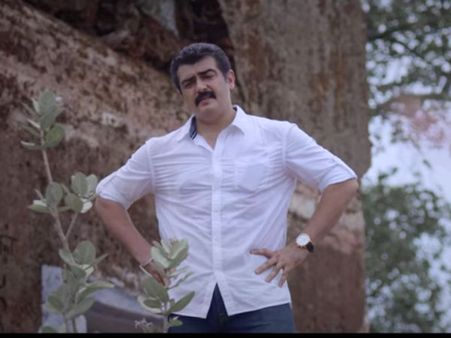 ಲಿಂಗಾ ದಾಖಲೆ ಪಕ್ಕಕ್ಕೆ ಸರಿಸಿದ ಅಜಿತ್ ಟೀಸರ್