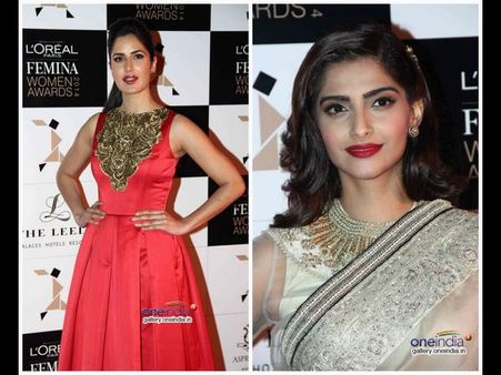 ಸೋನಂ ಕಪೂರ್ ಡ್ರೆಸ್ ಮೇಲೆ ಕತ್ರೀನಾ ಕಣ್ಣು