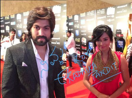 ಸೈಮಾ ಪ್ರಶಸ್ತಿ : ಯಶ್ -ರಾಧಿಕಾ ಸೇರಿ ತಾರೆಯರ ರಂಗು