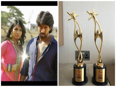 ಸೈಮಾ ಅವಾರ್ಡ್ಸ್ ನಲ್ಲೂ ದಾಖಲೆ ಬರೆದ ಯಶ್ 'ರಾಮಾಚಾರಿ'