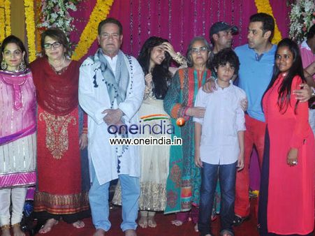 ಸಲ್ಲೂ ಮನೆಯಲ್ಲಿ ಗಣಪತಿ ಜೊತೆ ಬಾಲಿವುಡ್ ಸಂಭ್ರಮ