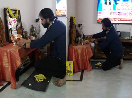 ಪತ್ನಿಯಿಲ್ಲದೆ 'ತುಳಸಿ ಹಬ್ಬ' ಆಚರಿಸಿದ ಶ್ರೀನಗರ ಕಿಟ್ಟಿ