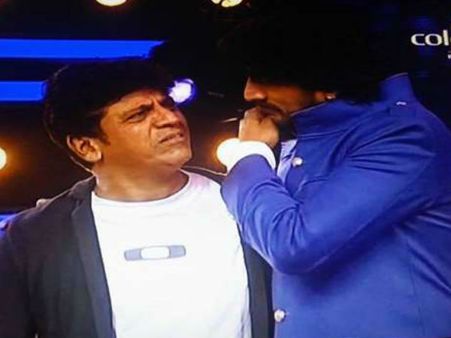 ಬಿಗ್ ಬಾಸ್ ವೇದಿಕೆಯಲ್ಲಿ ಶಿವರಾಜ್-ಸುದೀಪ್ ಅಪೂರ್ವ ಮಿಲನ